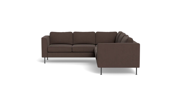 Houston hjørnesofa - Brun - L:284 cm