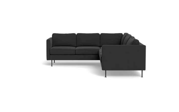 Houston hjørnesofa - Antracit - L:225 cm
