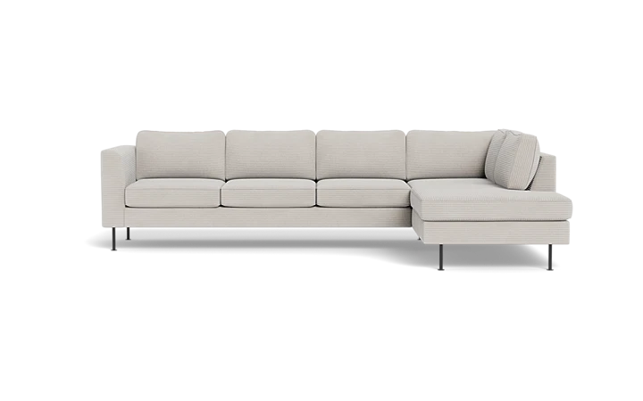 Houston sofa med open end - Beige - L:299 cm