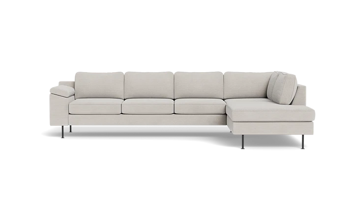 Houston sofa med open end - Beige - L:306 cm