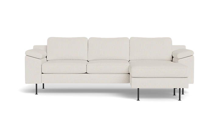 Houston sofa med chaiselong - Beige - L:241 cm
