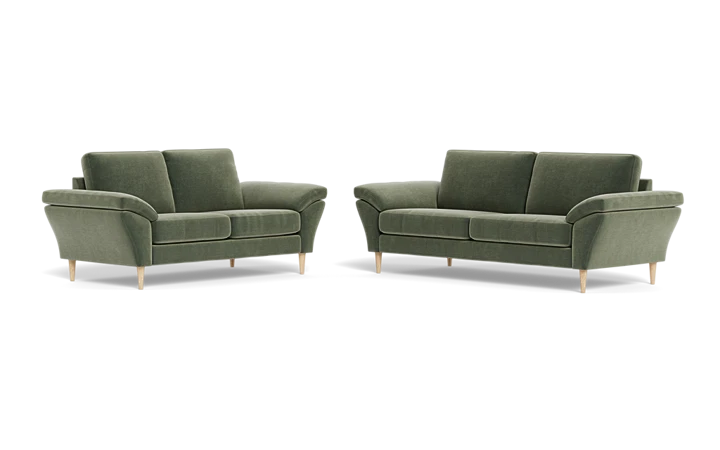 Symfoni 2018 3+2 pers. sofa - Mørkegrøn