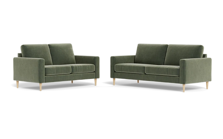 Symfoni 2018 3+2 pers. sofa - Mørkegrøn
