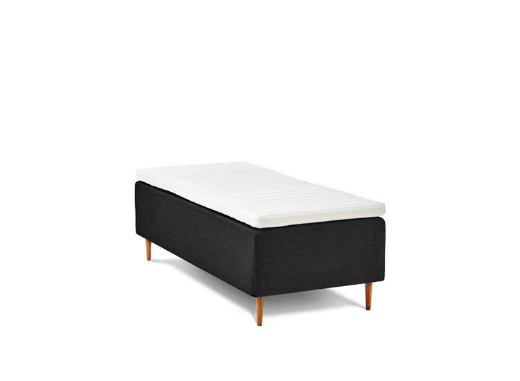ZensiZone Luksus boxmadras 90x210 inkl. topmadras - Antracit
