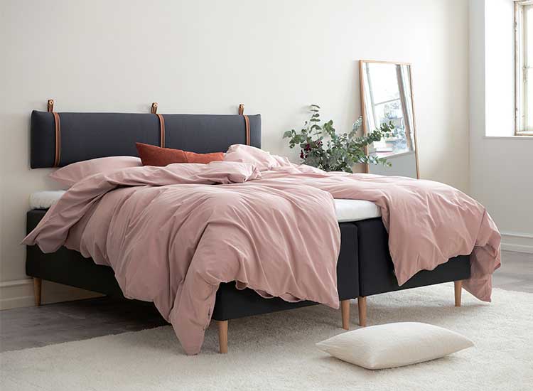 ZensiZone Basic boxmadras 180x210 inkl. topmadras - Antracit