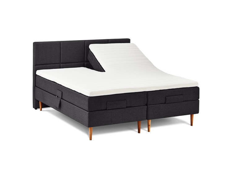 ZensiZone Luksus elevation 180x210 inkl. topmadras - Antracit