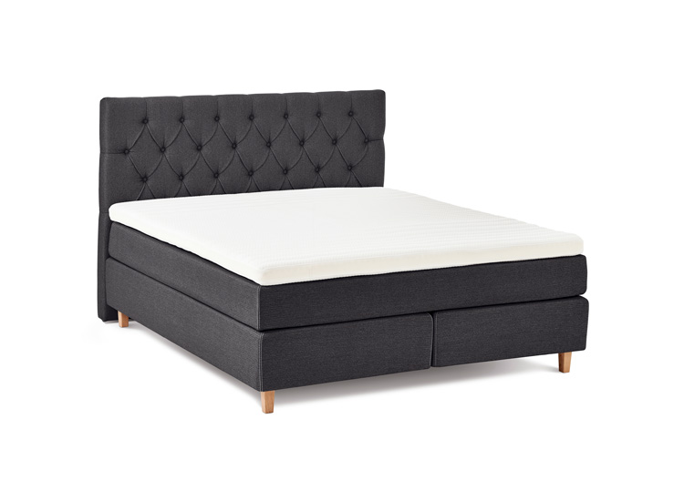 ZensiZone Premium kontinentalseng 180x210 inkl. topmadras - Antracit