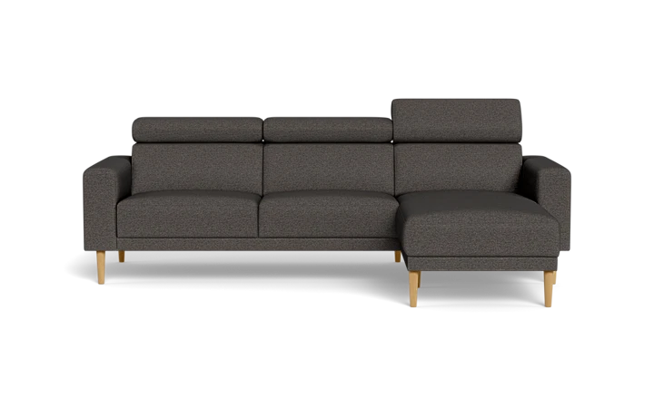 Michigan sofa med chaiselong - Antracit - L:259 cm