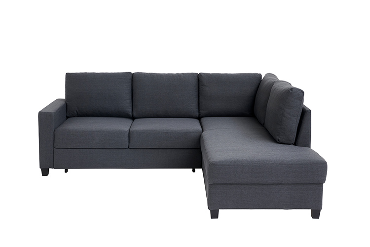 Als Exclusive sovesofa med open end - Grå - L:233 cm