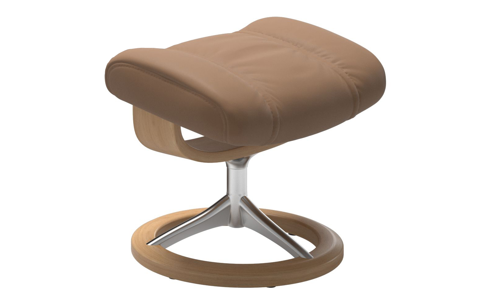 Stressless Wing fodskammel med Signature stel - Beige