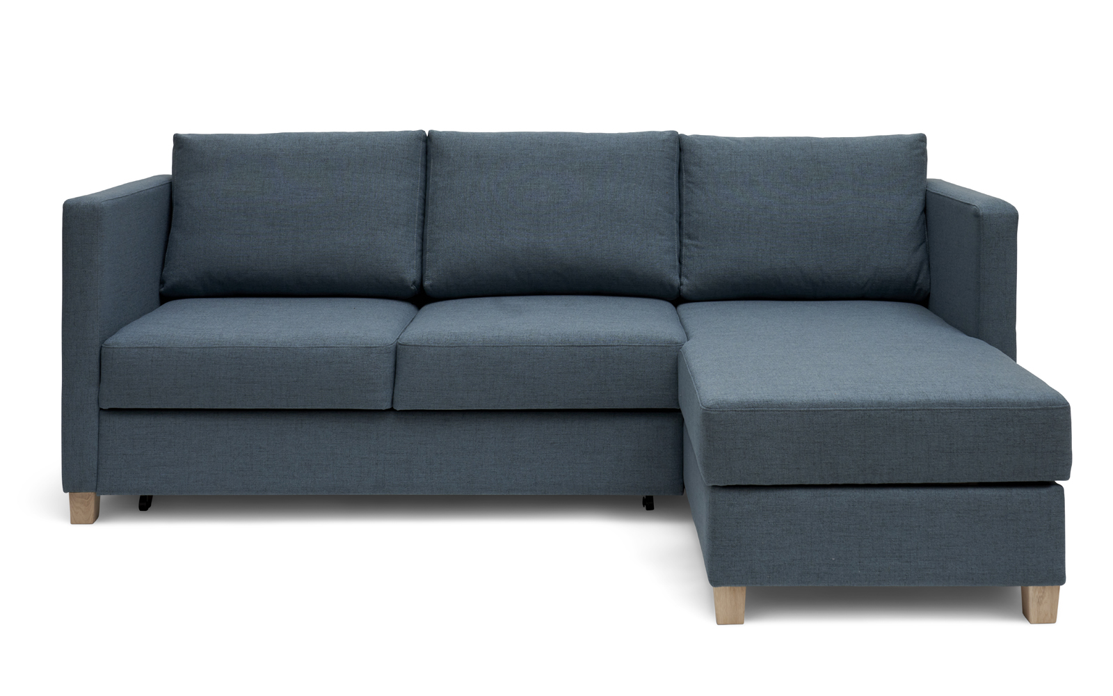 Als Exclusive sovesofa med chaiselong - Blå - L:220 cm