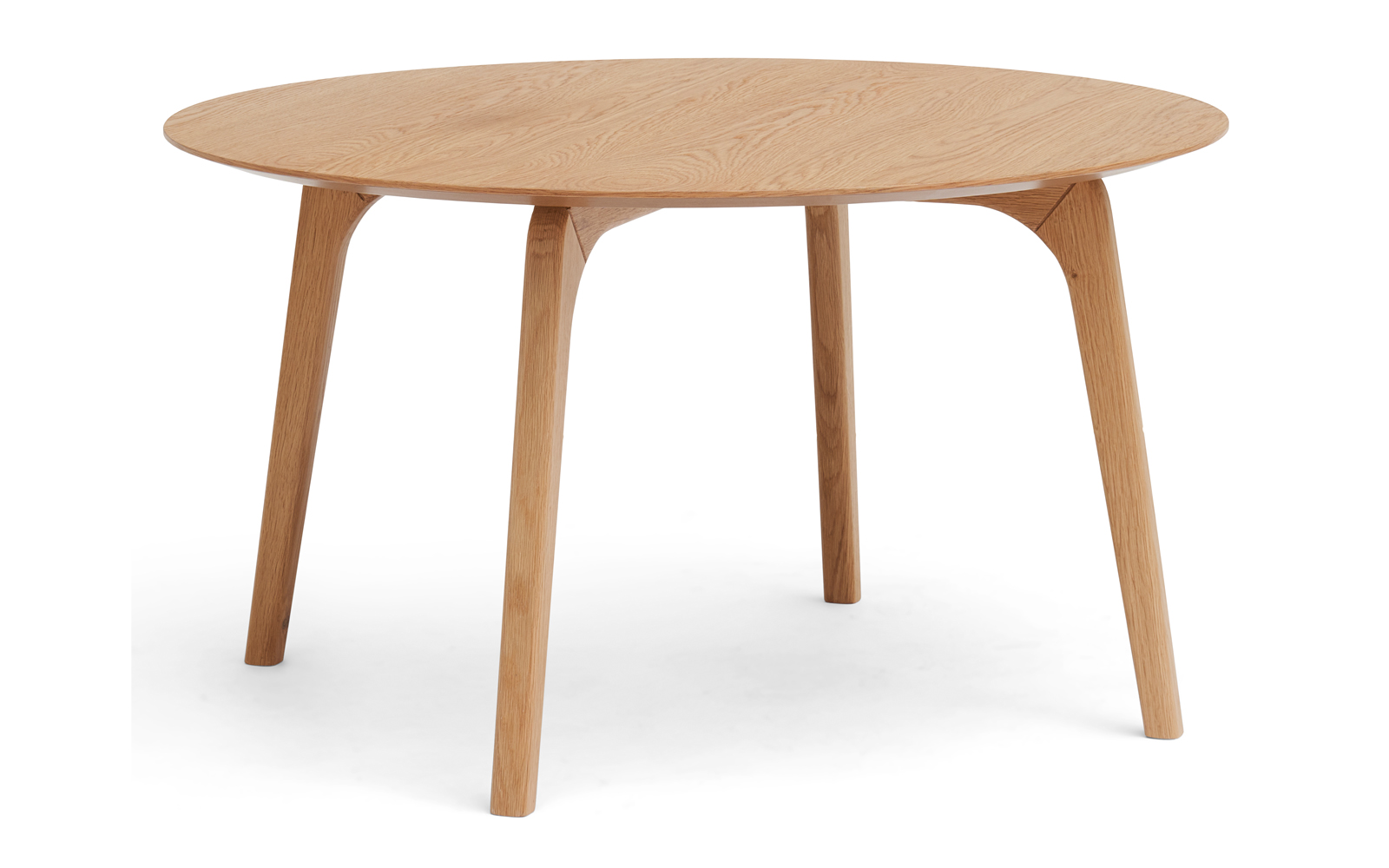 Forma sofabord Ø90 - Lyst træ - Fineret træ (90x50 cm.)