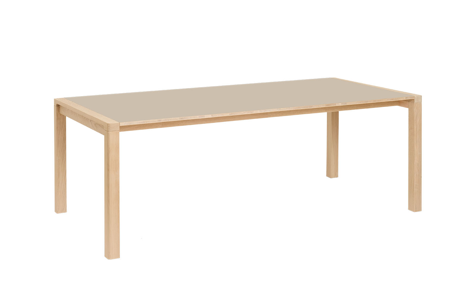 Skovby SM145 spisebord laminat - Hvidolieret eg - Træ (100x212x74 cm.)