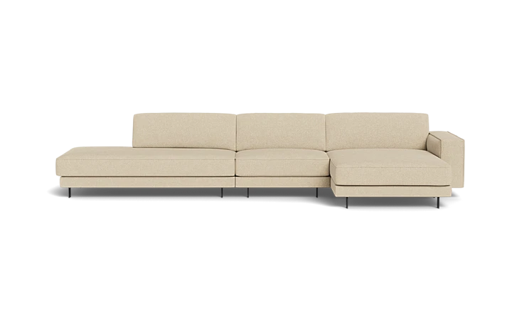 Samba Day sofa med chaiselong og open end - Beige - L:365 cm