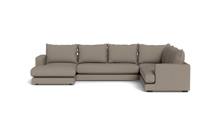 Cozy hjørnesofa med chaiselong - Grå - L:360 cm