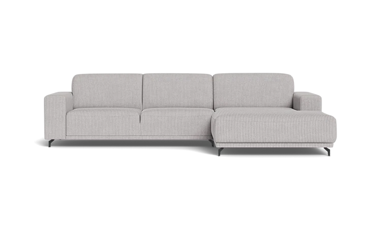 Ohio sofa med chaiselong - Beige - L:274 cm