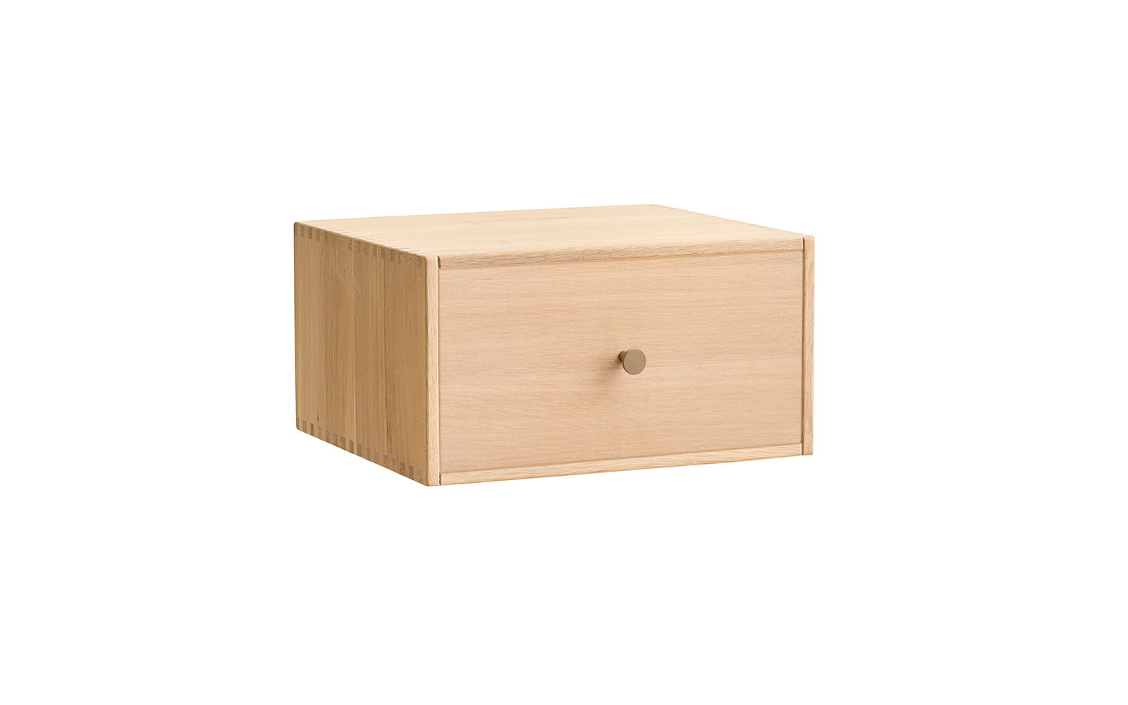 Silhuet opstilling 24 - Hvidolieret eg - Massiv træ (36x32x20 cm.)