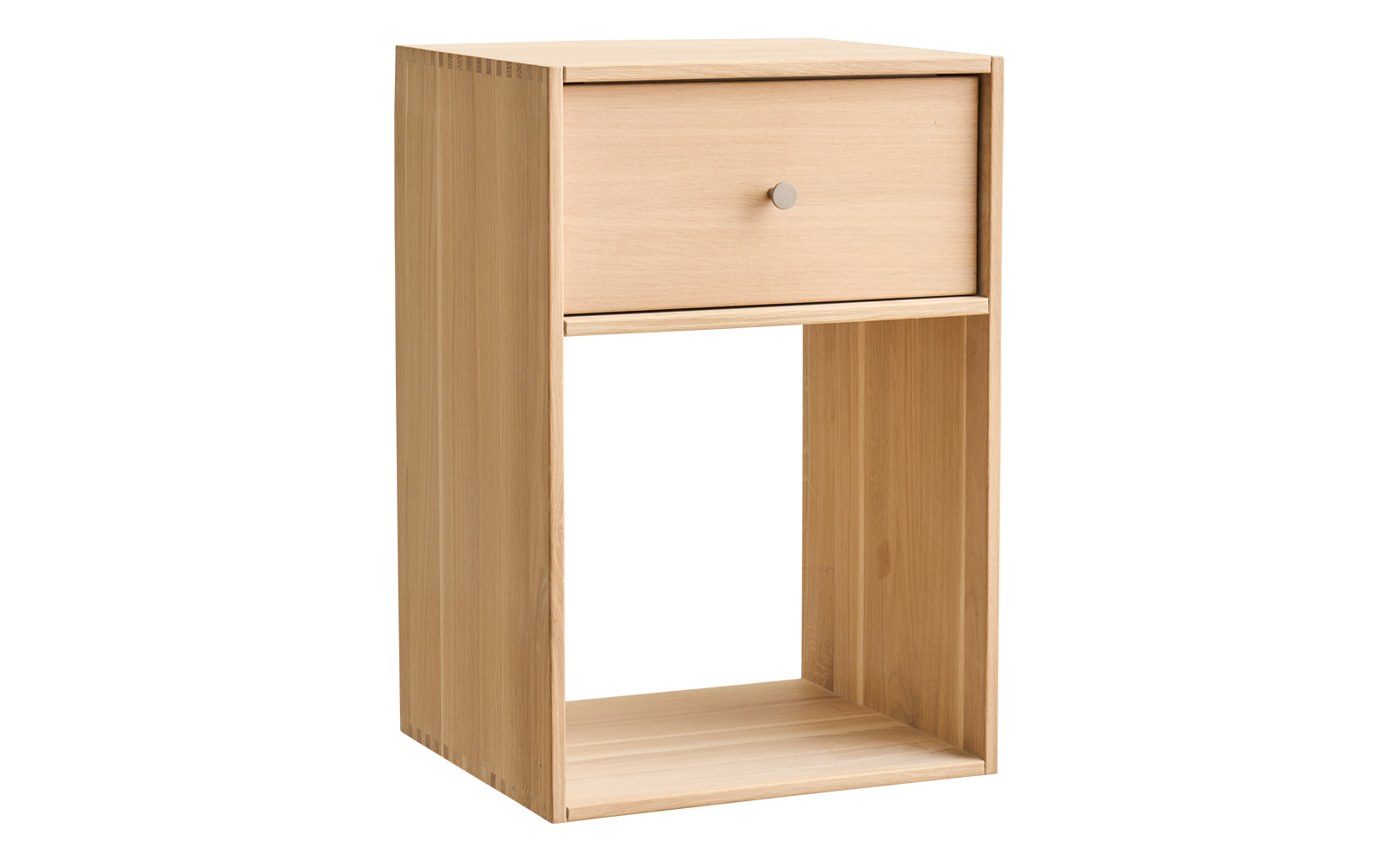 Silhuet opstilling 25 - Hvidolieret eg - Massiv træ (36x32x54 cm.)