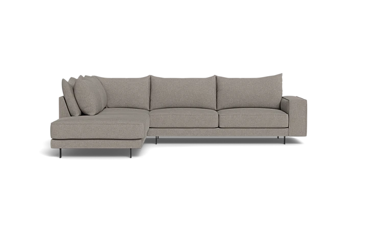 Samba Double Day sofa med open end - Brun - L:282 cm