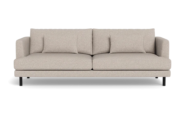 Noelle 3 pers. sofa - Beige - L:217 cm