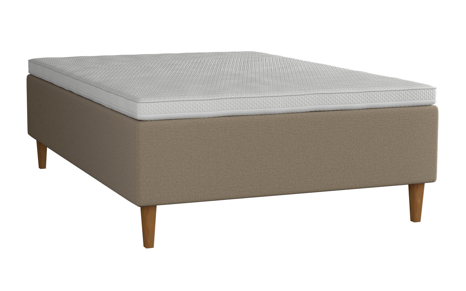 Amour Duo Comfort boxmadras 140x210 inkl. topmadras - Beige