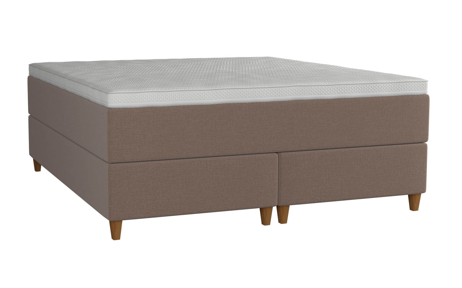 Amour Duo Comfort kontinentalseng 180x210 inkl. topmadras - Brun