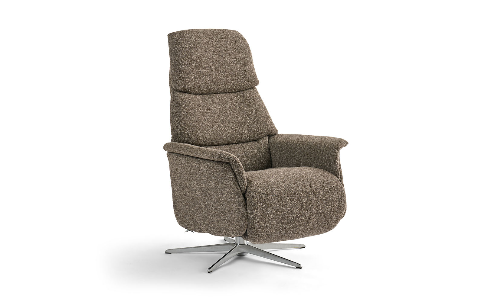 Scala Comfort 8400 lænestol med indbygget fodskammel - Brun