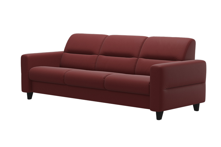 Stressless Fiona 3 pers. sofa - Rød - L:227 cm
