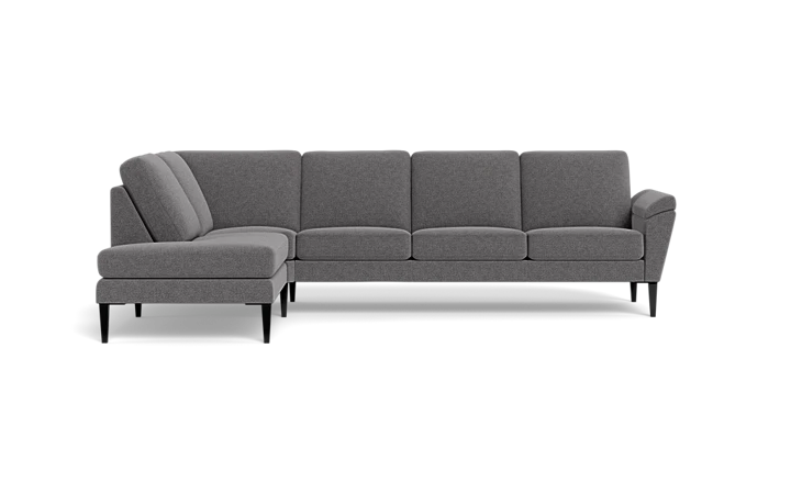 Galaxy sofa med open end - Grå - L:194 cm