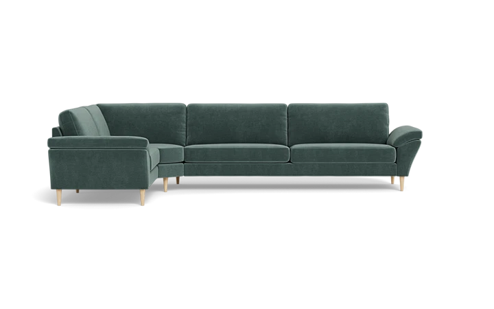 Symfoni 2018 hjørnesofa - Grøn - L:338 cm