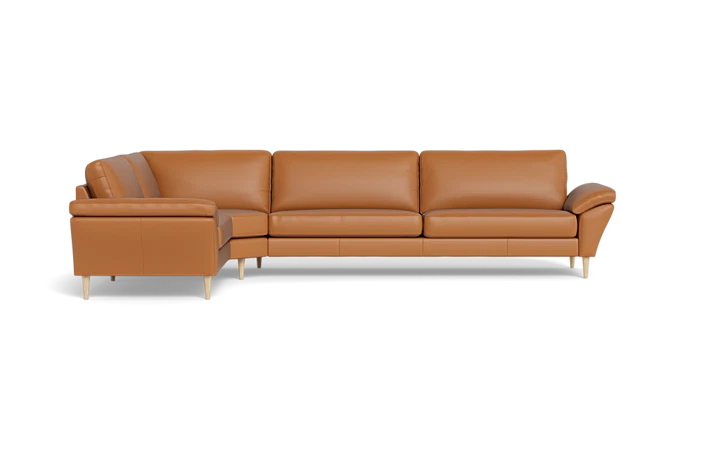 Symfoni 2018 hjørnesofa - Brun - L:338 cm