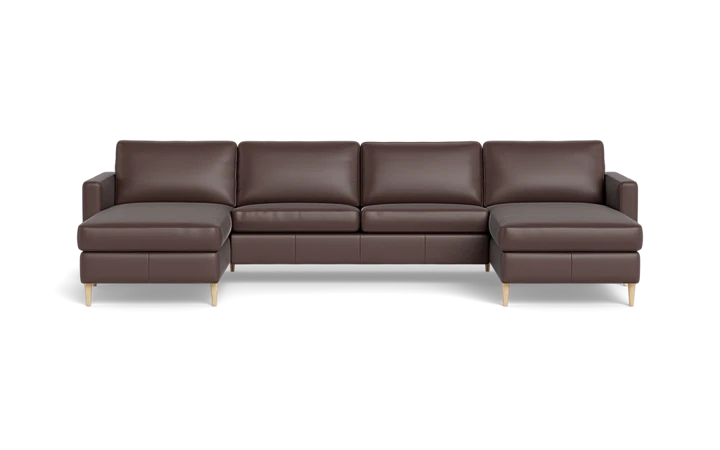 Symfoni 2019 sofa med chaiselonger - Brun - L:384 cm