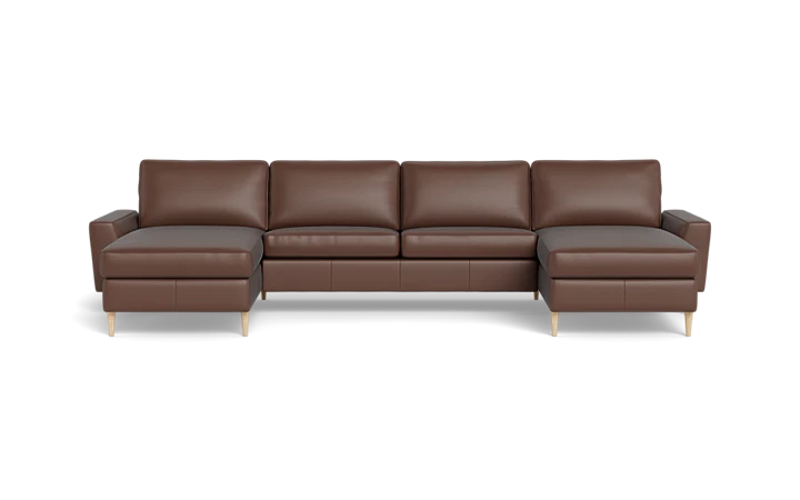 Symfoni 2019 sofa med chaiselonger - Sort - L:398 cm