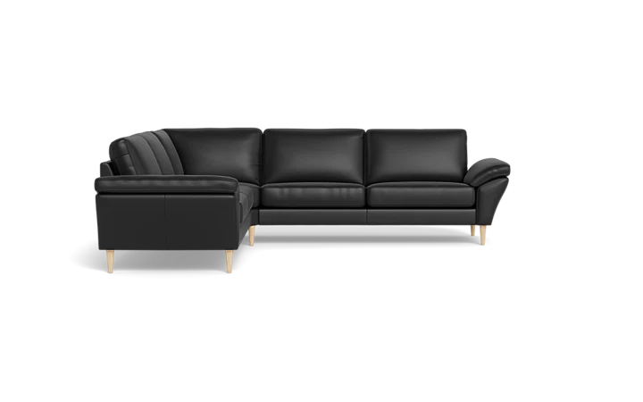 Symfoni 2018 hjørnesofa - Sort - L:251 cm