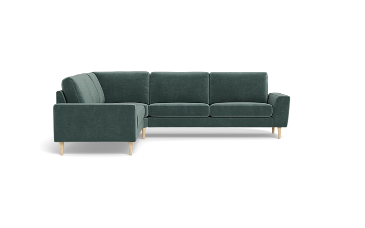 Symfoni 2018 hjørnesofa - Grøn - L:249 cm