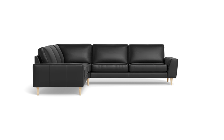 Symfoni 2018 hjørnesofa - Sort - L:249 cm