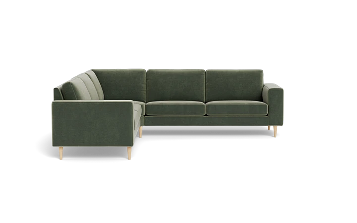 Symfoni 2018 hjørnesofa - Mørkegrøn - L:249 cm