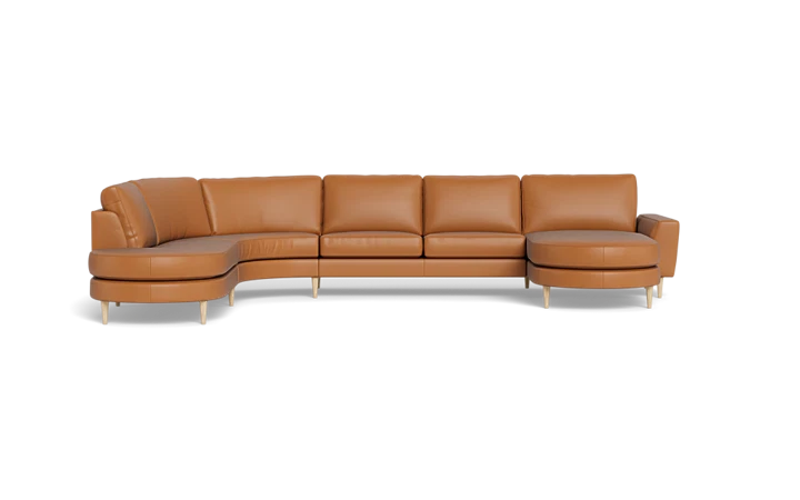 Symfoni 2018 hjørnesofa med chaiselong og open end - L:361 cm