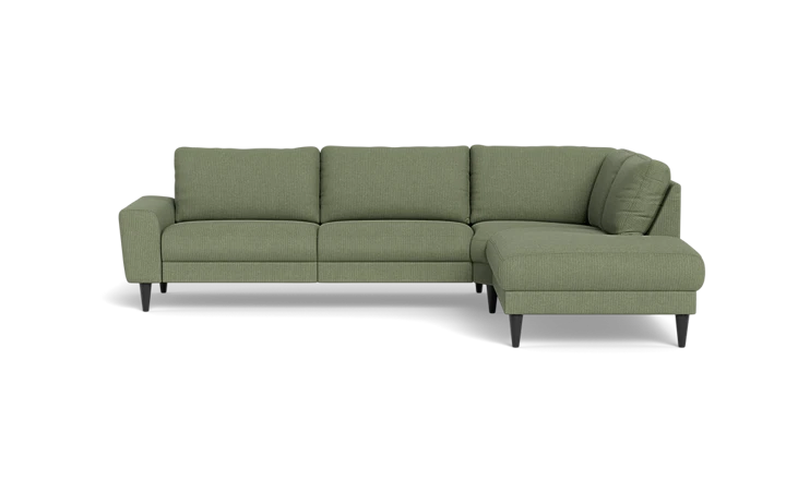 Stamford 2600 sofa med open end - Mørkegrøn - L:292 cm
