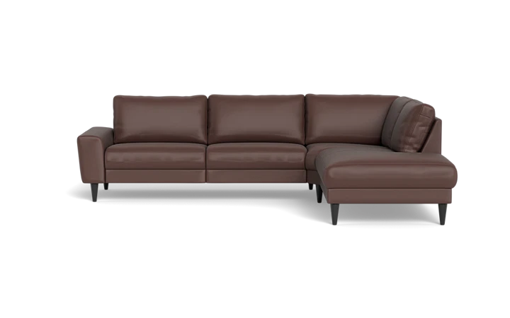 Stamford 2600 sofa med open end - Brun - L:292 cm