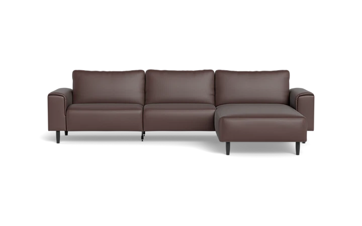 Solution 2701 sofa med chaiselong - Brun - L:316 cm
