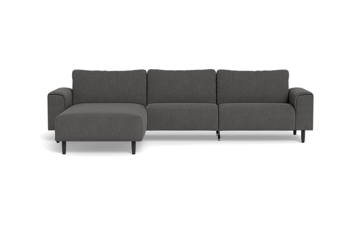 Solution 2701 sofa med chaiselong - Mørkegrå - L:316 cm