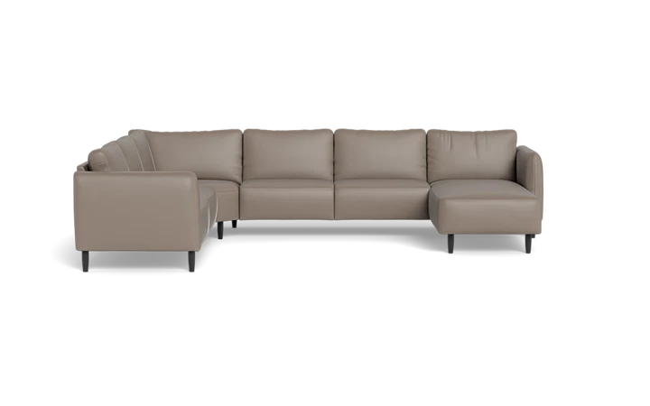 Solution 2701 hjørnesofa med chaiselong - Grå - L:343 cm