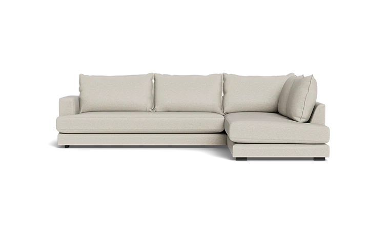 Cozy XL sofa med open end - Grå - L:317 cm