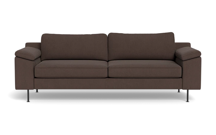 Houston 2,5 pers. sofa - Brun - L:226 cm