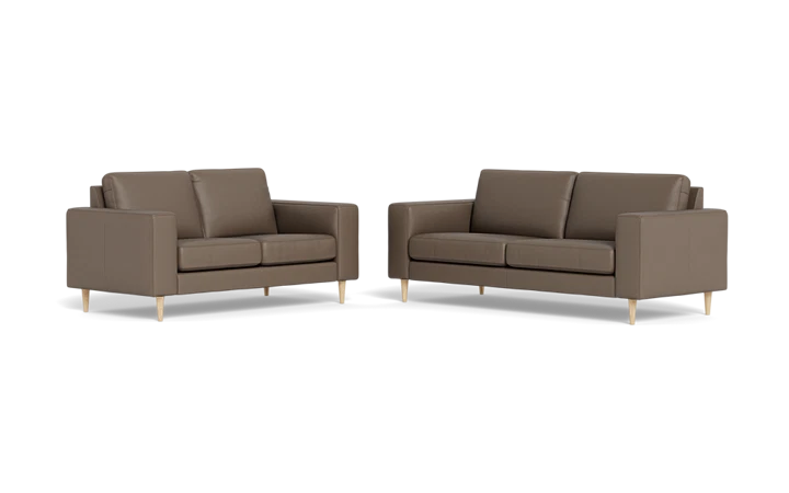 Symfoni 2018 3+2 pers. sofa - Cognac