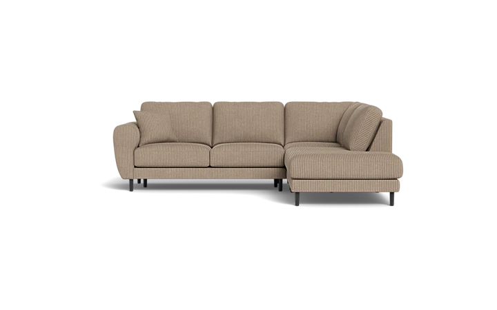 Maine sofa med open end - Brun - L:234 cm