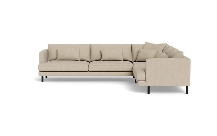 Noelle hjørnesofa - Beige - L:256 cm