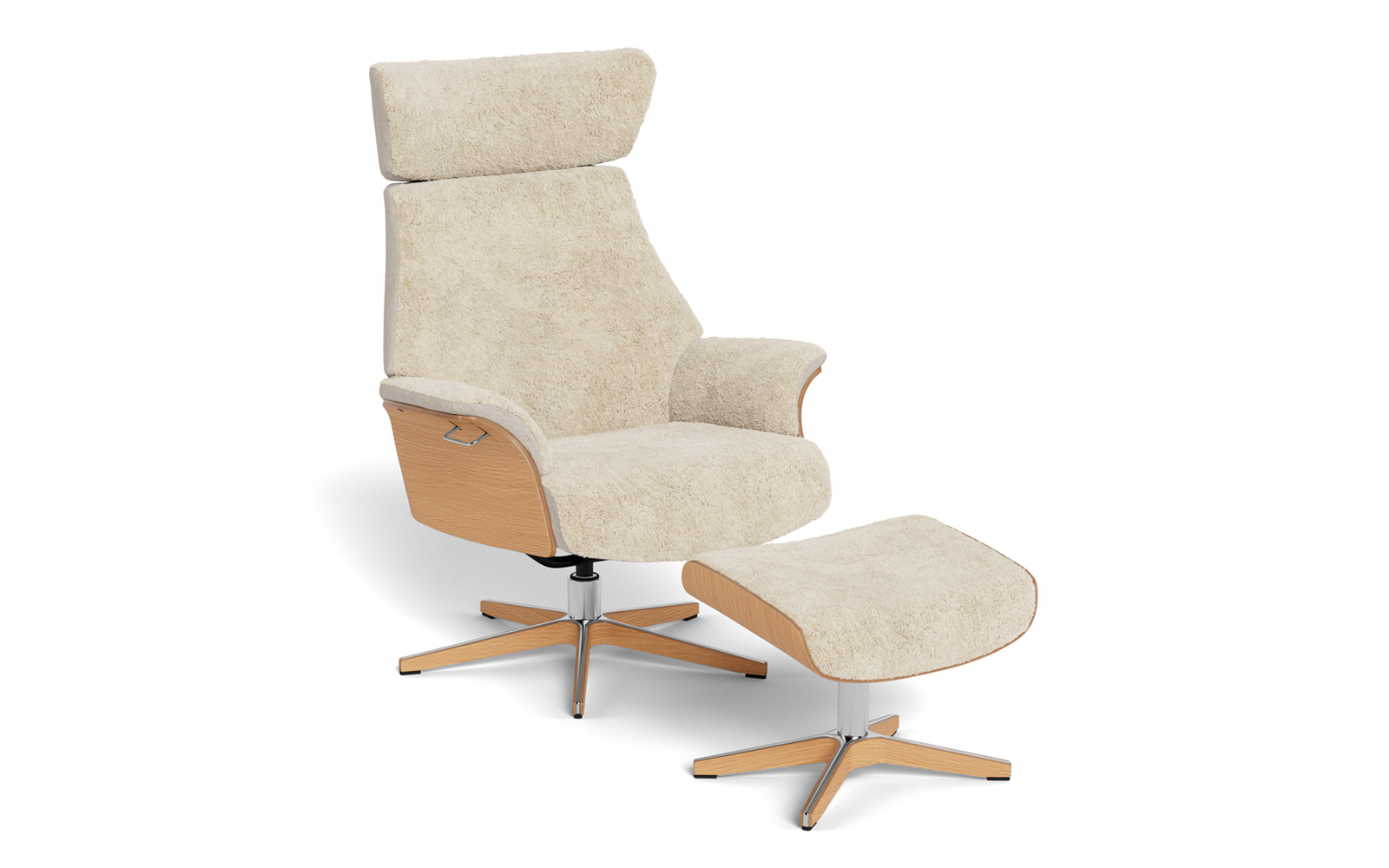 Conform Air lænestol og skammel - Beige