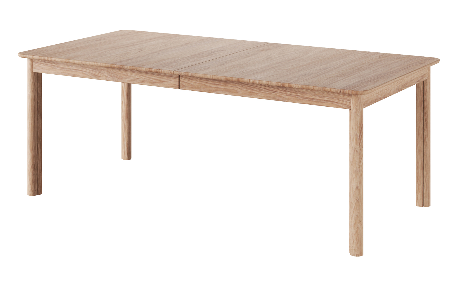 Even spisebord L200 - Lyst træ - Massiv træ (100x200x75 cm.)
